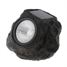 Solar Powered LED Rock Light Solar Powered LED Spotlight Faux Stone for Pathway Landscape Garden Outdoor Patio Yard (1 Pc)