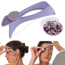 Hair removal device with included accessories.