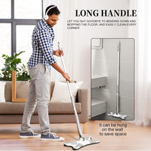 X-shape mop for easy floor cleaning