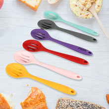 Multipurpose Silicone Spoon, Silicone Basting Spoon Non-Stick Kitchen Utensils Household Gadgets Heat-Resistant Non Stick Spoons Kitchen Cookware Items For Cooking and Baking (6 Pcs Set)