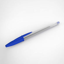 Image of the ball pen with a focus on its comfort and extra smooth writing feature