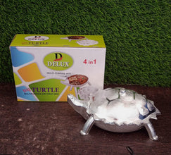 Tortoise-shaped multipurpose box for gifting or storing dry fruits.